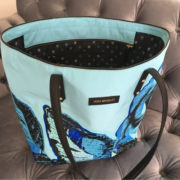 Vera Bradley Large Havana Rose Ella Tote NWOT!!! - Picture 8 of 10